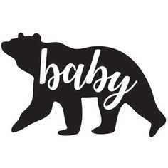 Free Free 291 Silhouette Baby Bear Svg SVG PNG EPS DXF File