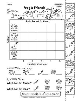  results for graphing worksheets kindergarten guest the mailbox