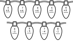 Math WorkSheets Christmas Theme