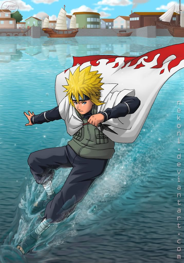 Minato Namikaze Manga Poster