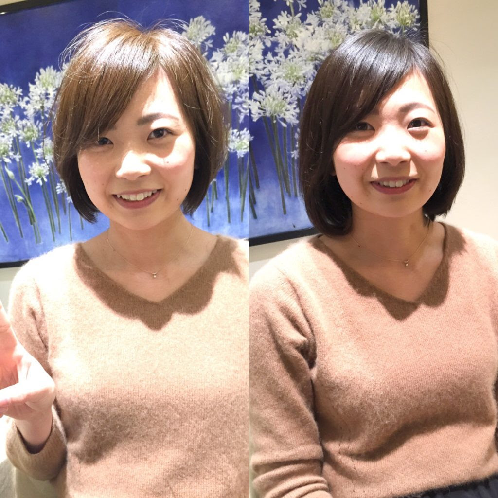 髪のお悩み ボブからショートボブに Percent パーセント 神宮前 渋谷 神南エリアの大人のための美容室