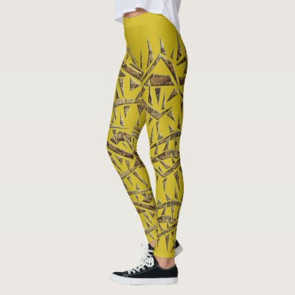 Gold classy pattern Leggings