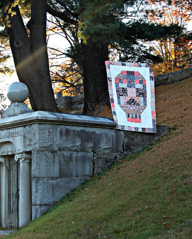 A Rock 'N Romance Skull Quilt