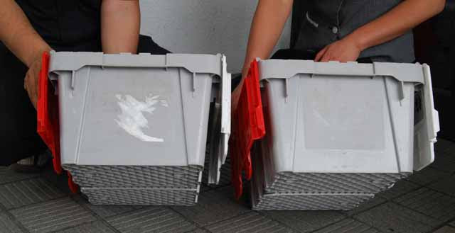 ライン型洗浄 ラベルはくり機 ライン型高圧洗浄機 クロダ技研