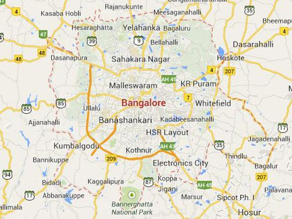 21 bangalore map