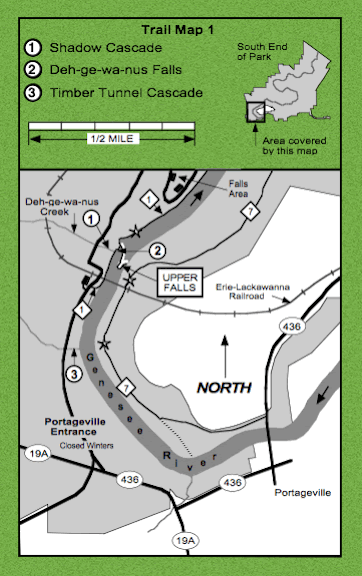 Letchworth State Park Map