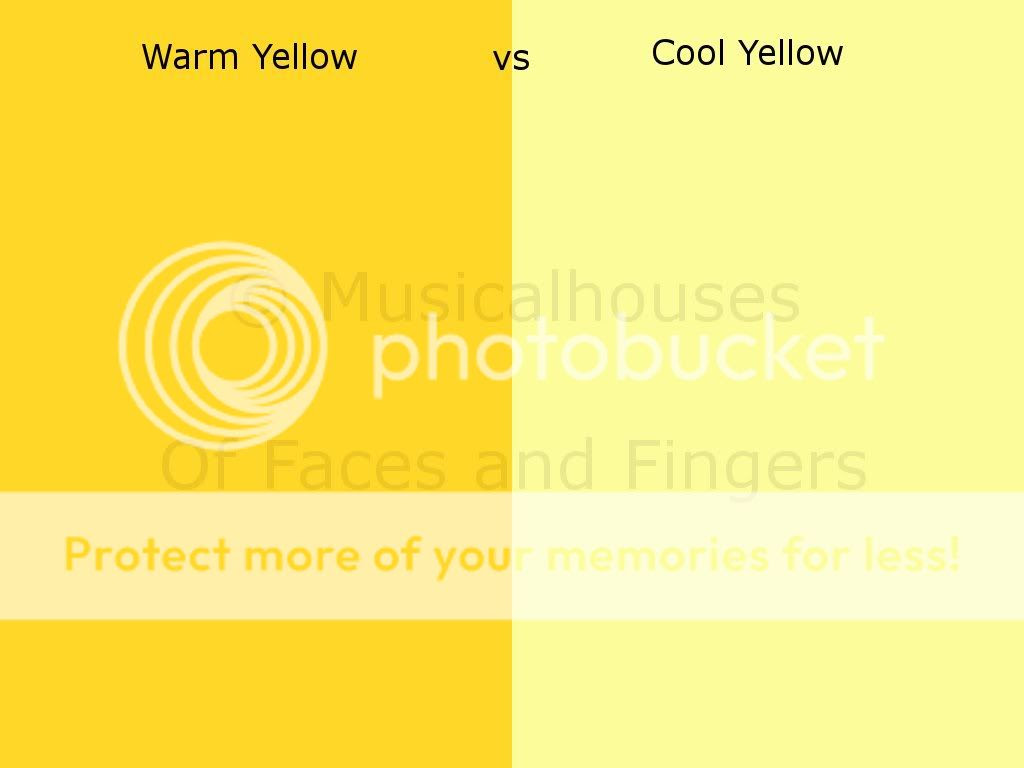 Warm vs Cool Yellow