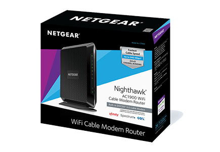 NETGEAR C7000v2 AC1900 NIGHTHAWK DOCSIS 3.0 CABLE MODEM ROUTER