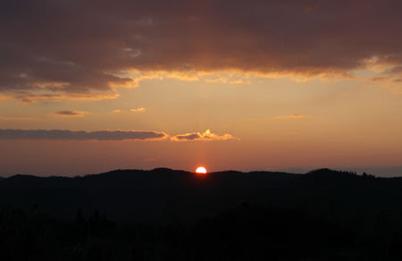 初日の出のフリー写真素材 天体写真の世界