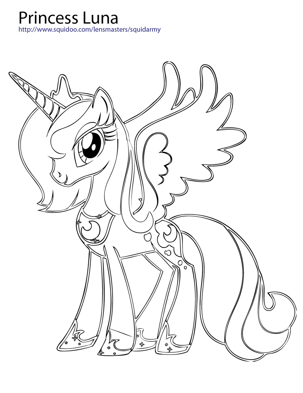 Coloriage de poney gratuit a imprimer et colorier