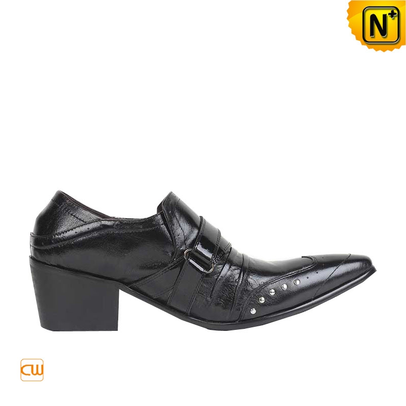Fashion Mens Leather Dress Shoes Black CW760003 | CWMALLS