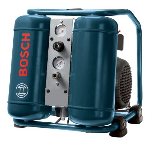 Bosch CET3-10 3 Gallon 1 HP Mini Twin Angled Tank Air Compressor