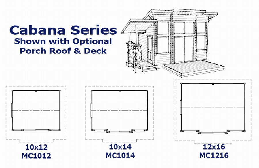 Mighty Cabanas and Sheds. Pre-cut Cabins, Sheds, Play Houses, Storage 