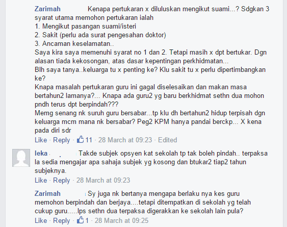 Alasan Pertukaran Tempat Kerja Mengikut Suami  Contoh Surat Rayuan