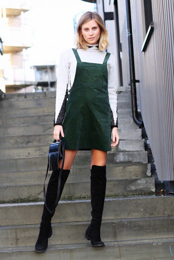 CUTE PINAFORE DRESSES TO BRING BACK THE SCHOOL DAYS 