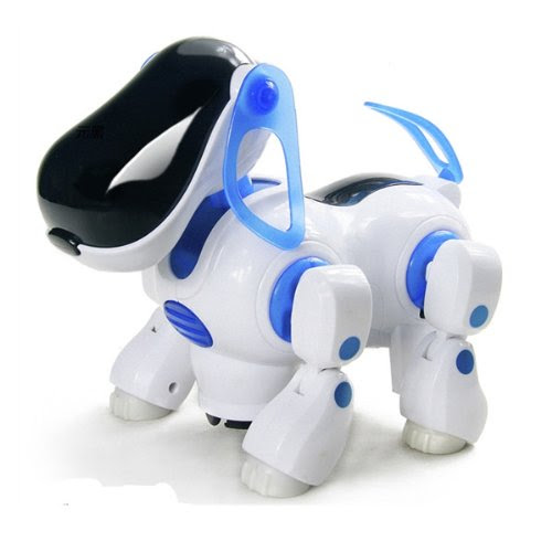 Lujex(TM) Robotic Pet Electronic Dog Toy Music Lights Puppy Kids Playful robot dogs