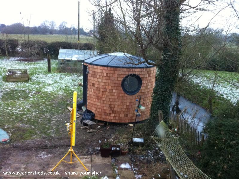 Location: Front Garden next to the Moat in Rural Suffolk - Sheddie 