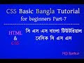 CSS Basic Bangla Tutorial for beginner