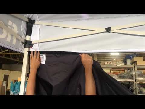 Elite Canopy: Installing a Canopy Wall on a Canopy