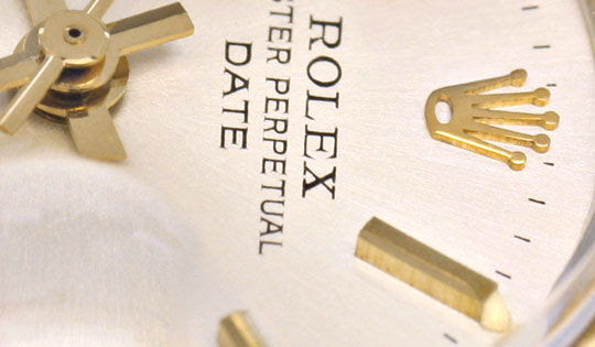 Original-Foto 3, ROLEX DATE DAMEN-UHR STAHL-GOLD OYSTER PERPETUAL