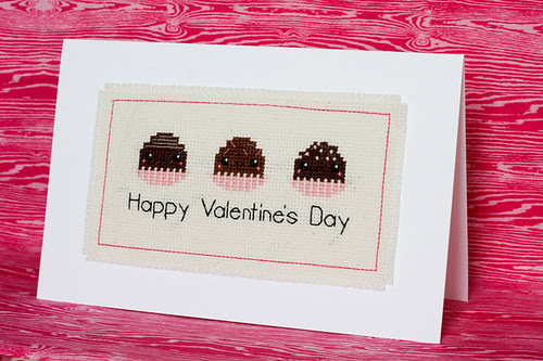 Valentine's Day Cross Stitch Card Tutorial - In Color Order