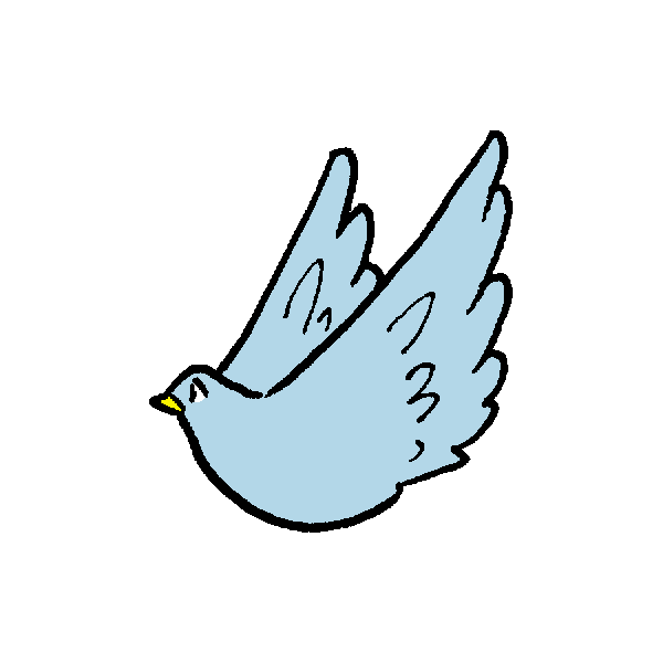鳩のイラスト かわいいフリー素材が無料のイラストレイン