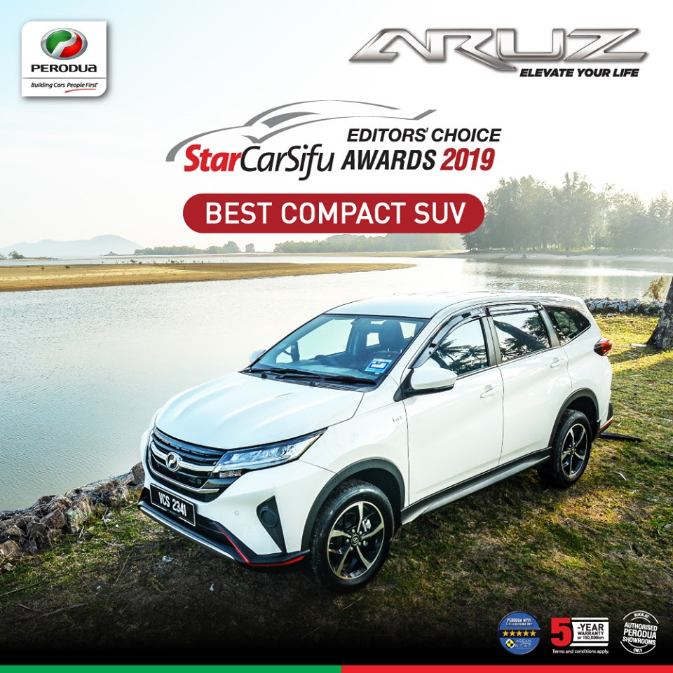 Perodua Aruz - Kos Penyelenggaraan Serendah RM177.70*