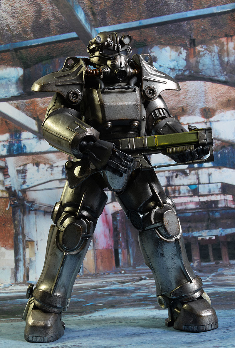 Review And Photos Of Threezero Fallout 4 T 45 Power Armor Sixth Scale Figure