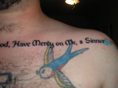 Lil Wayne Back Tattoo The prayer on Lil Wayne's back.