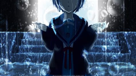 melancholy  haruhi suzumiya nagato yuki rain