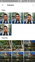 Camera roll views can be changed with pinch-to-zoom - Moto Z Droid Edition Review