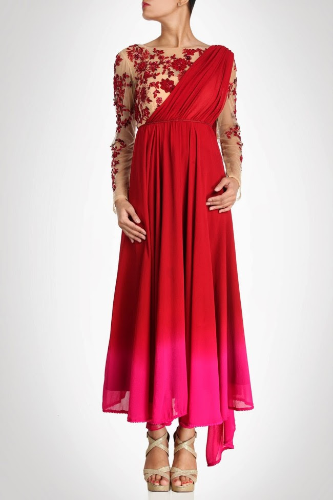 Beautiful-Bridal-Wedding-Lehanga-Choli-Saree-Anarkali-Churidar-New-Fashion-Dress-by-Designer-Surily-Goel-4