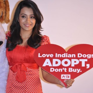 Cute Trisha at PETA event