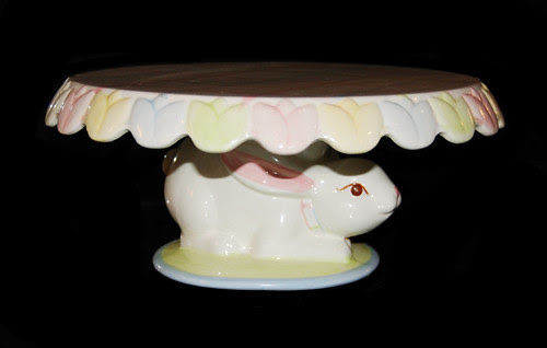 Easter cake plate