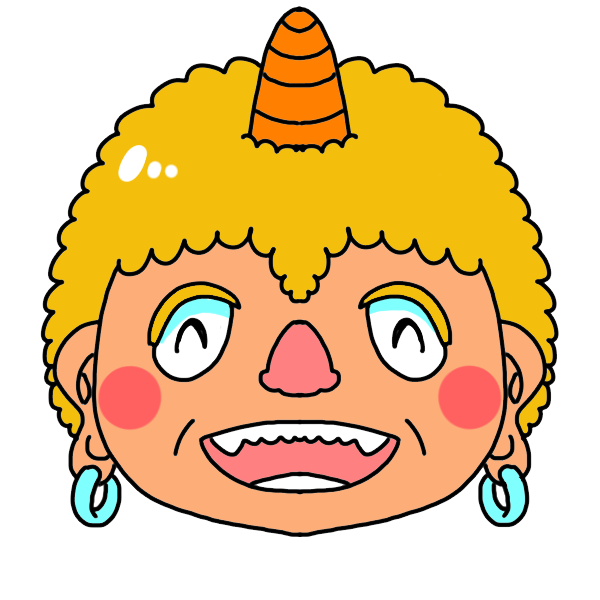 黄オニのイラスト かわいいフリー素材が無料のイラストレイン