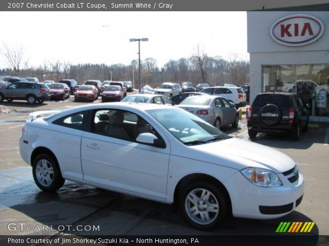 2007 Chevrolet Cobalt Coupe. Summit White 2007 Chevrolet