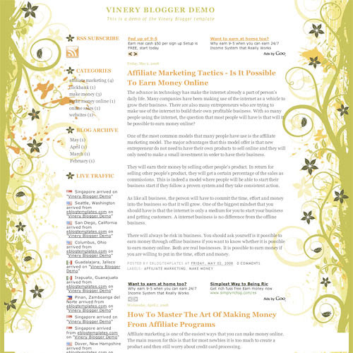 50 (Most) Beautiful Blogger Templates
