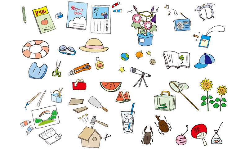 夏u 手書きイラスト 最安値に挑戦