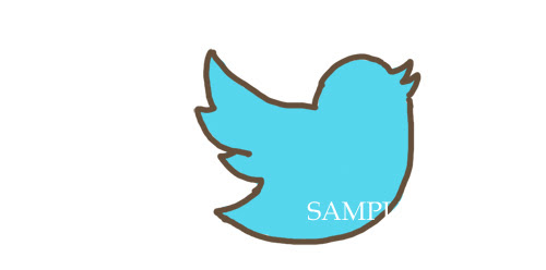 ツイッターのアイコンのイラスト素材 Jpg Png
