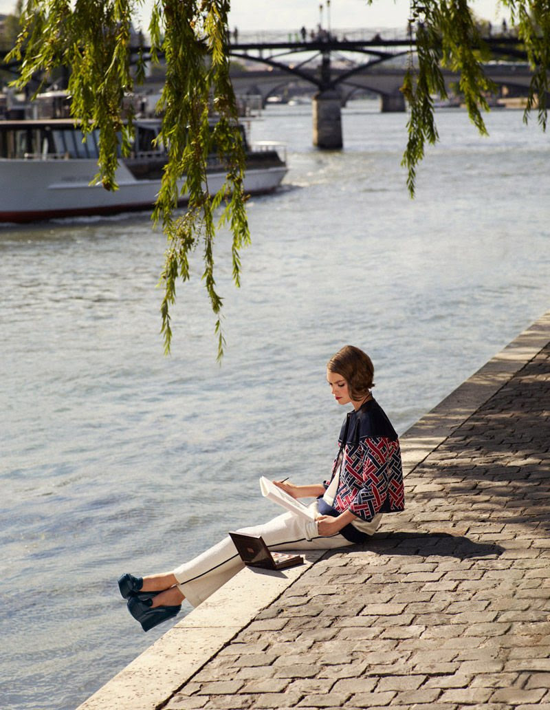 Fashion Model Arizona Muse, Style Inspiration, Louis Vuitton Fashion photography, Long hair