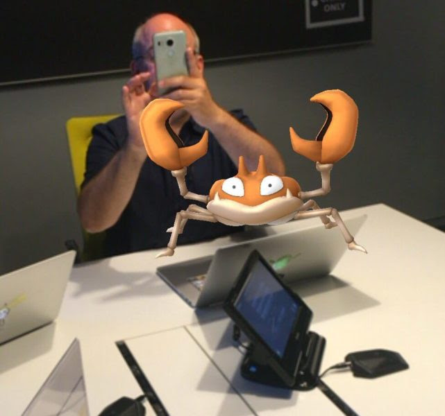 google playing Pokemon Go
