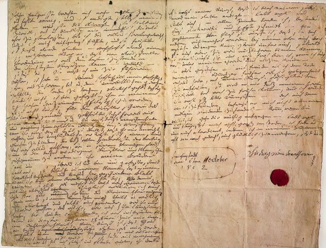 testamento beethoven, beethoven testament, testamento de Heiligenstadt, heiligenstadt
