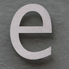 letter e