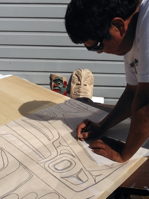 Norman Jackson (Tlingit), the Carver at the Creek