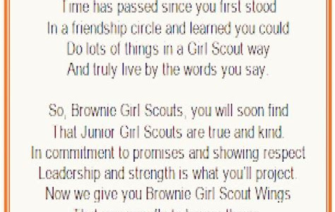 Reading Pdf girl scout flying up ceremony poem iPad Air PDF