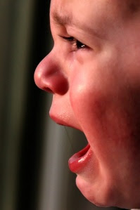 little boy crying