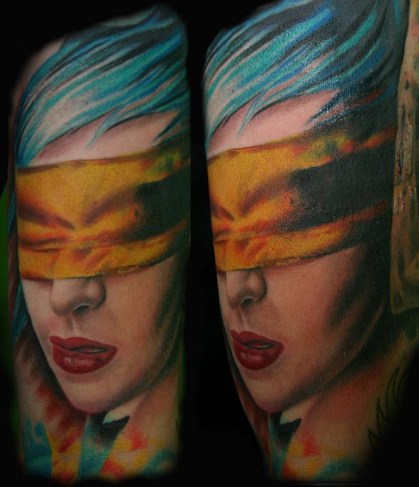 girl tattoo