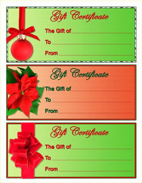 In today's digital age, businesses are constantly looking for innovative ways to attract and retain customers. free printable christmas gift certificate template word of blank gift