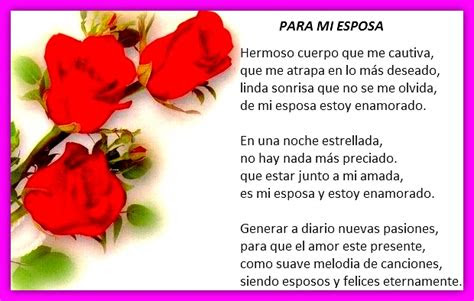 hermosos versos  mi esposa de amor cortas  bonitas