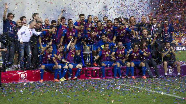 El Barça, campeón de la Copa del Rey 2012 / FOTO: ÁLEX CAPARRÓS - FCB